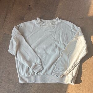 Off white crew neck  Sweatshirt